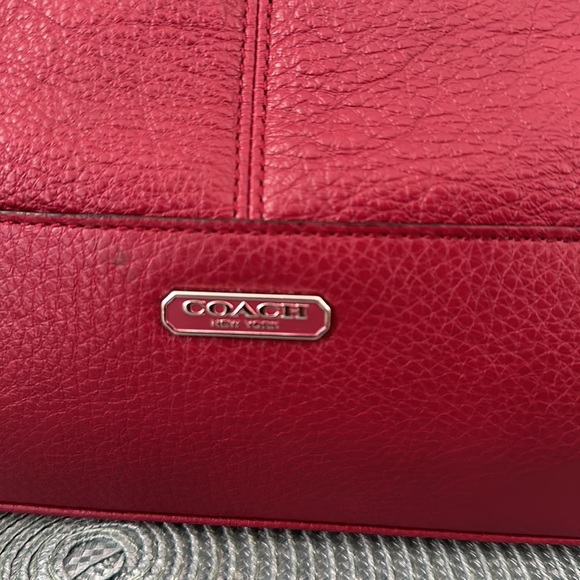 Coach Red (Maroon) Tote - Picture 4 of 12